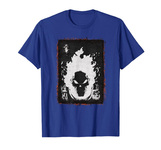 Marvel Ghost Rider Flaming Skull T-Shirt