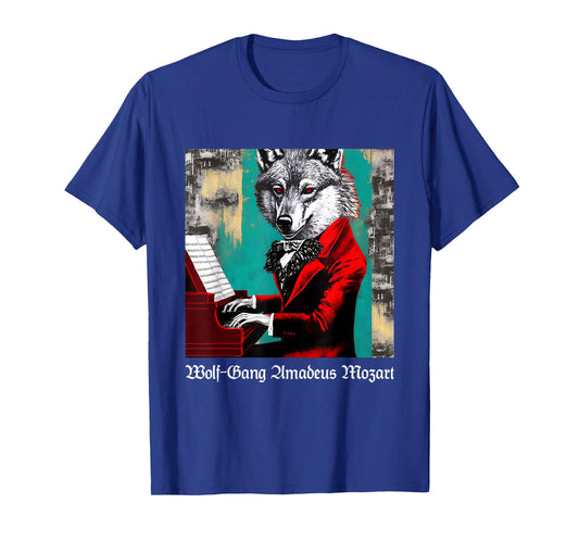 Funny Mozart Classical Music Humor Wolf-Gang Amadeus Mozart T-Shirt
