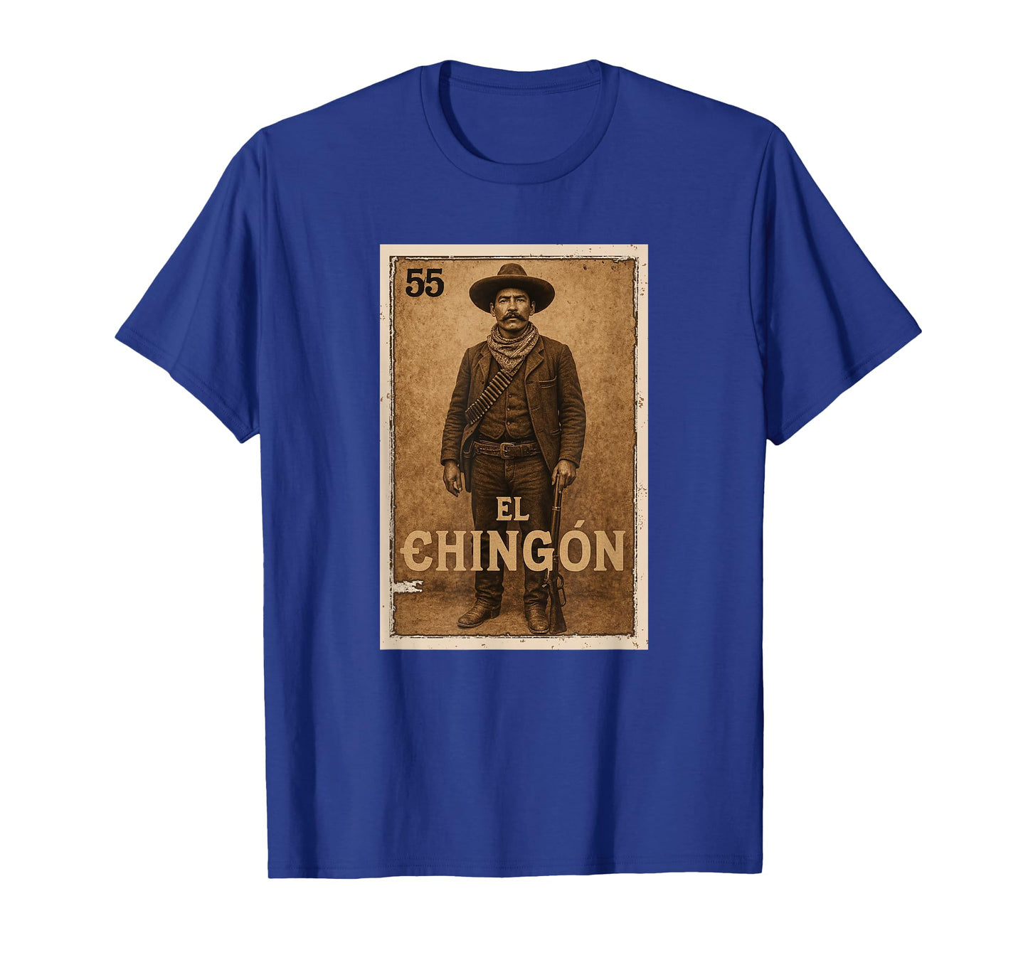 Mexican Lottery Designs Mexican El-Chingon Parody Lottery T-Shirt
