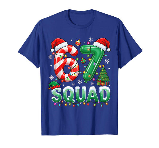 67 Squad Christmas Meme Funny Holiday Trend T-Shirt