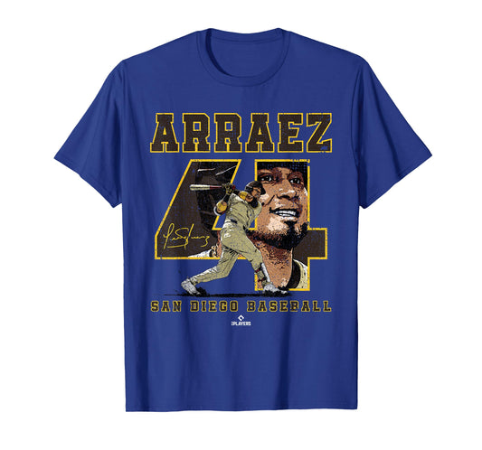 Number and Portrait Luis Arraez San Diego MLBPA T-Shirt