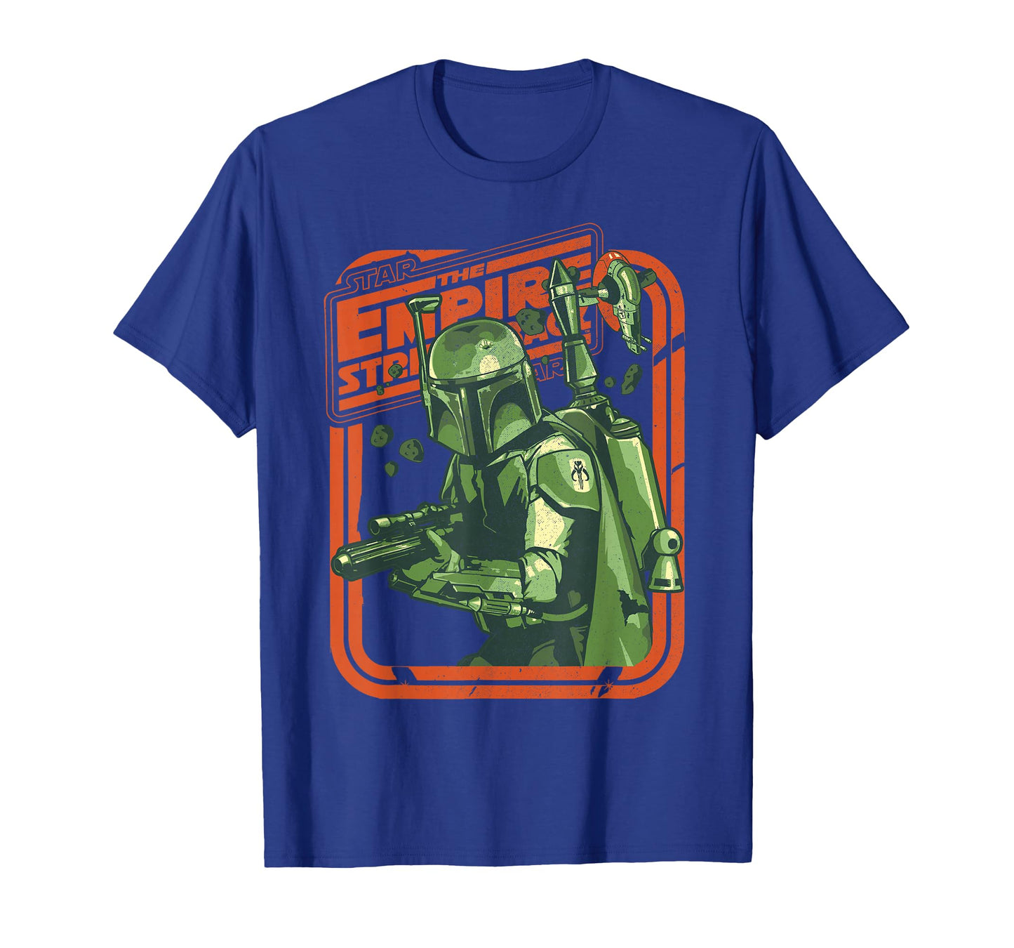 Star Wars The Empire Strikes Back Boba Fett Modern Portrait T-Shirt