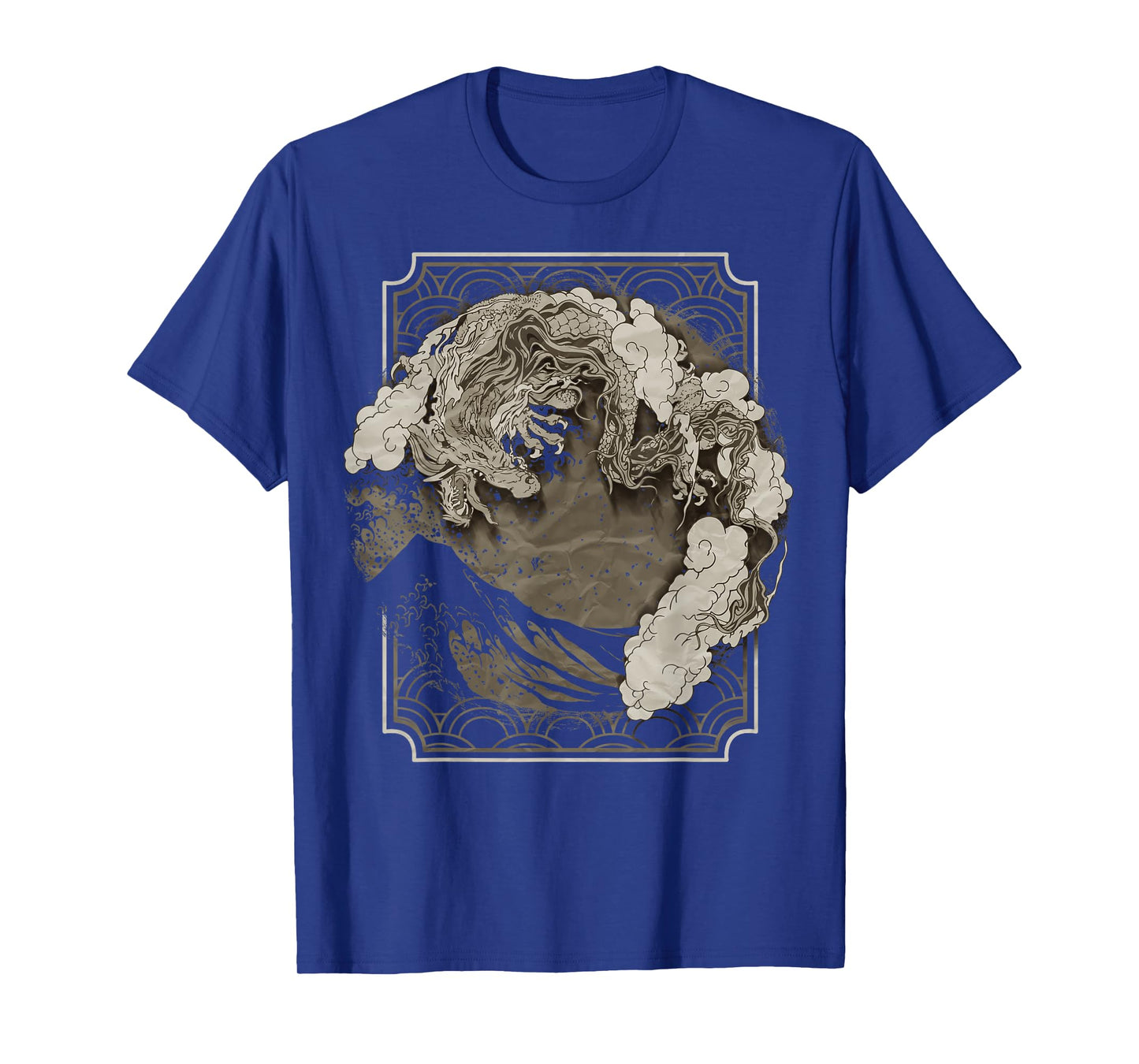 Anime Japanese Dragon Tiger Aesthetic Manga Japanese Art T-Shirt