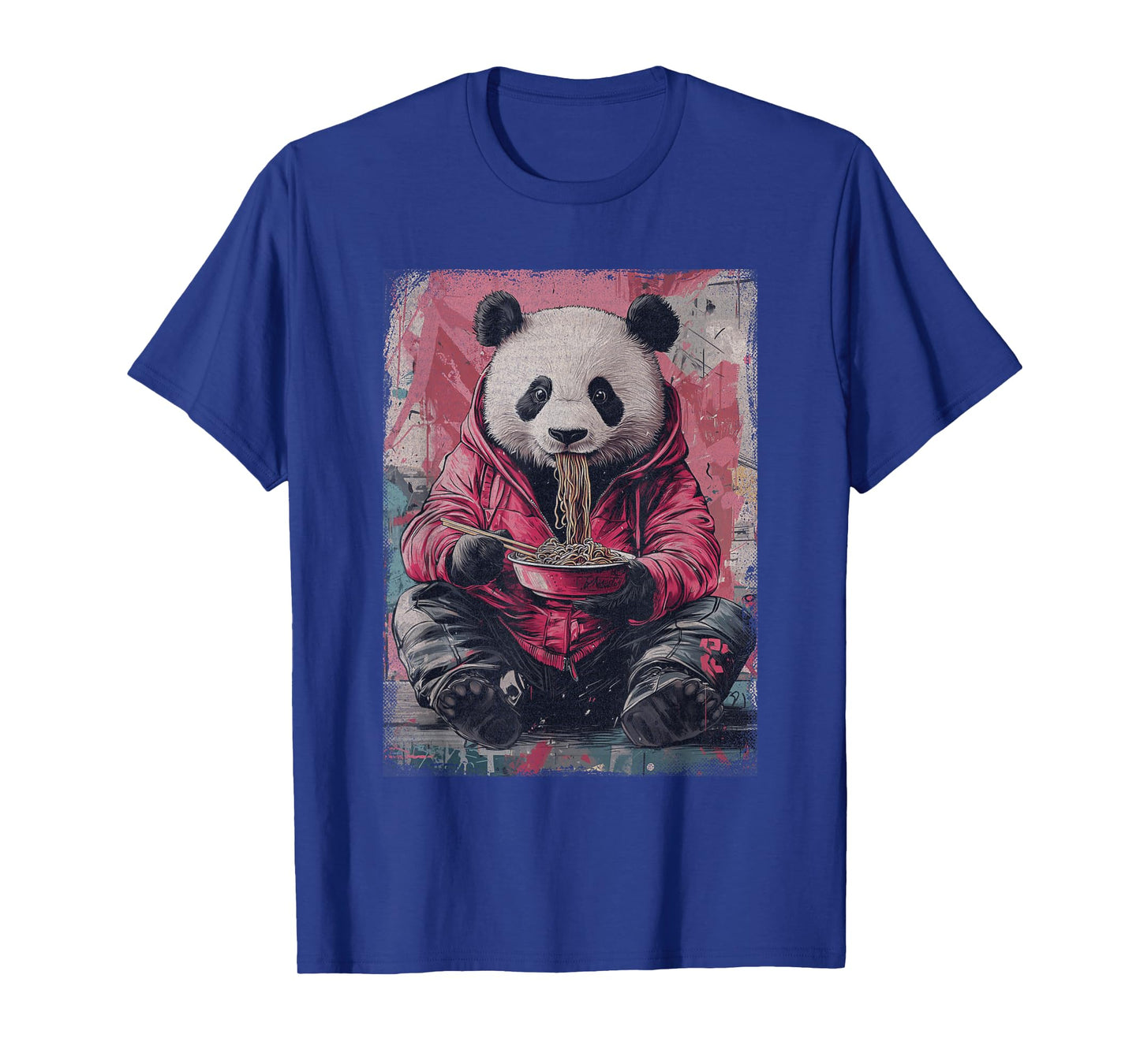 Cyberpunk Ramen Panda Y2K Manga Anime Japanese Streetwear T-Shirt