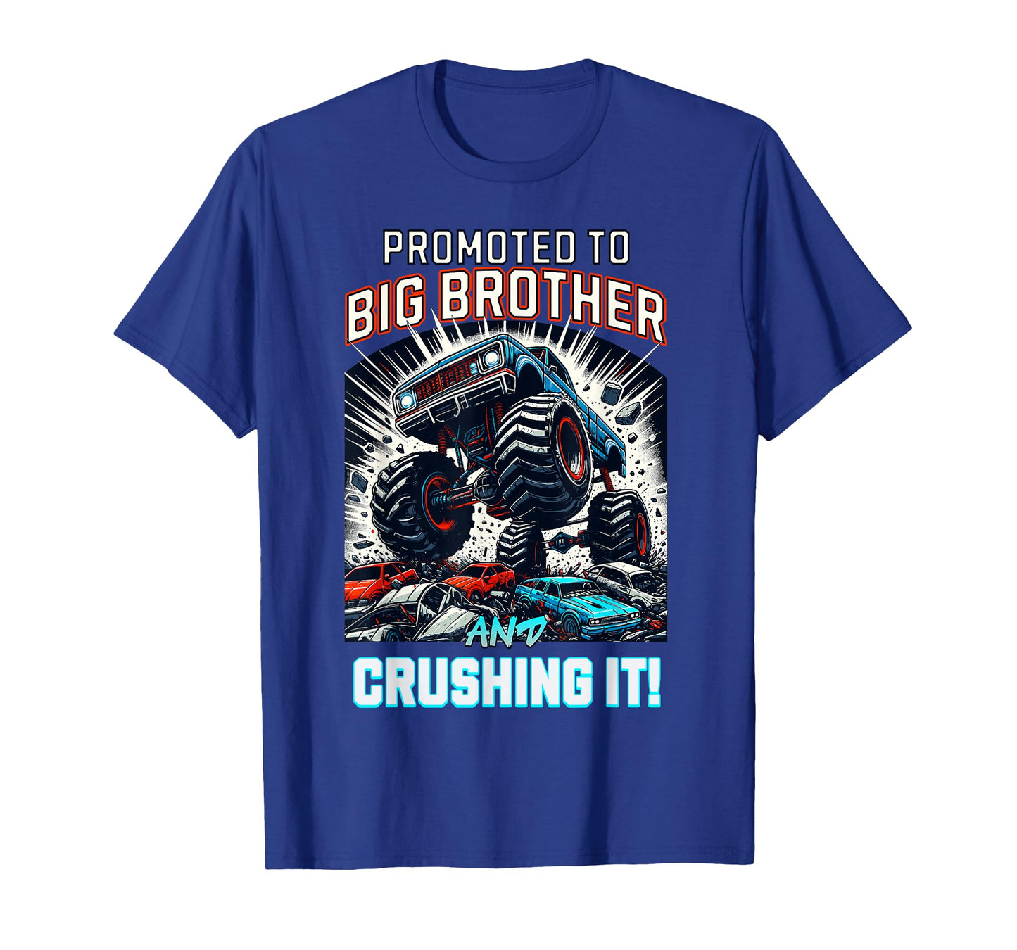 Big Brother Monster Truck Boys Birthday Gifts T-Shirt