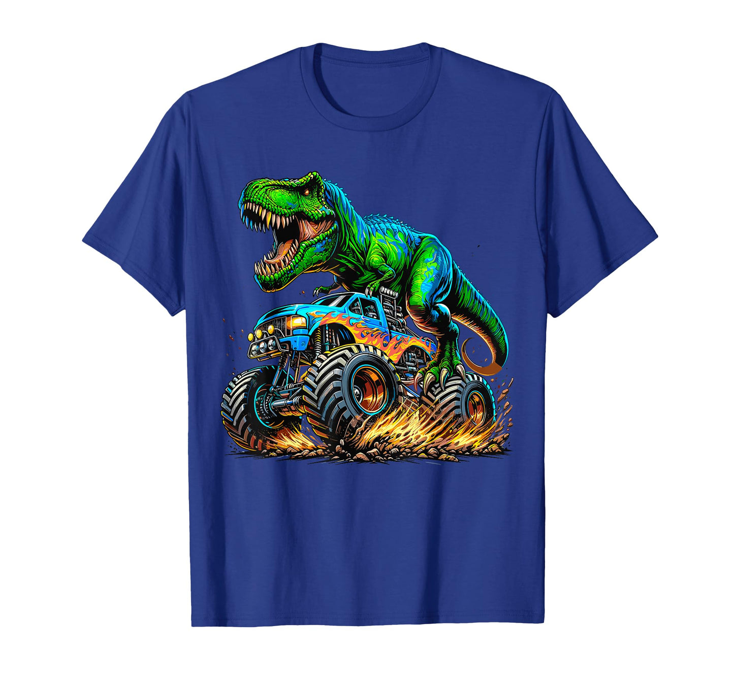 Monster Truck Dinosaur Birthday Party Monster Truck T-Shirt