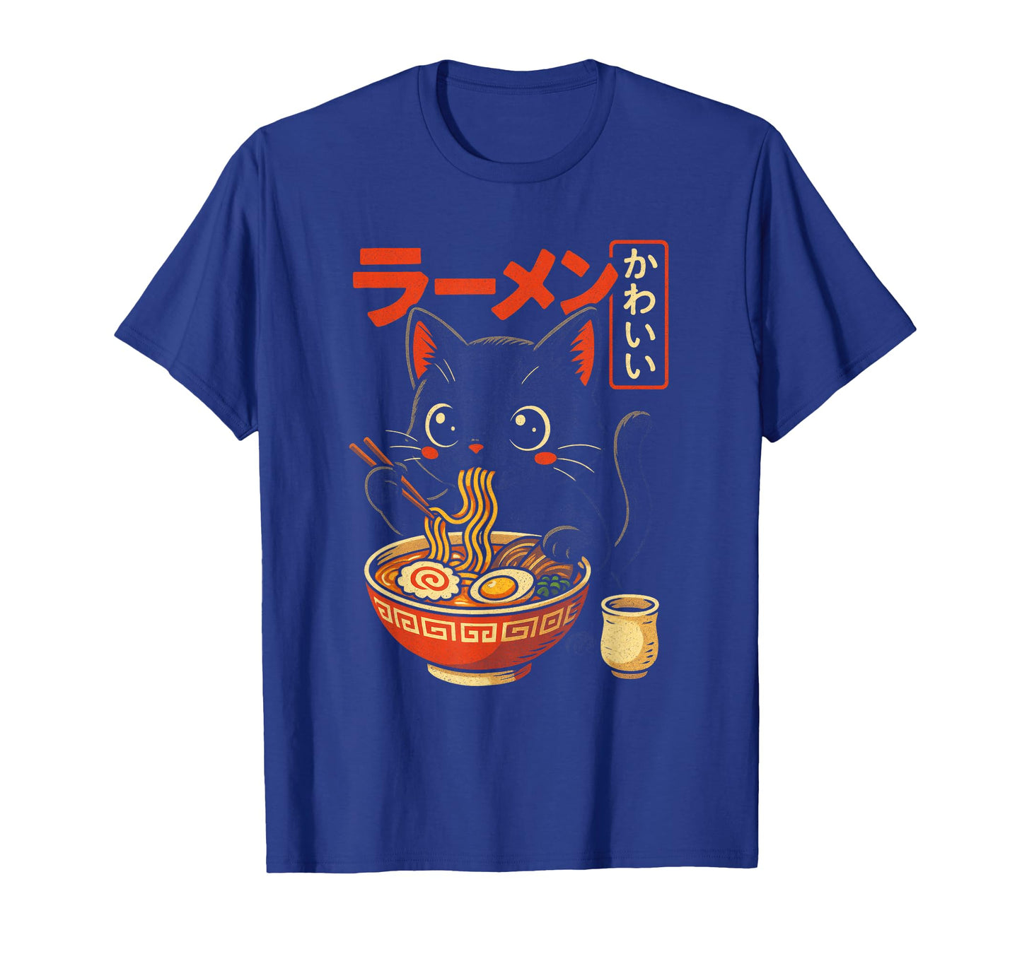 Cat Ramen Vintage Aesthetic T-Shirt