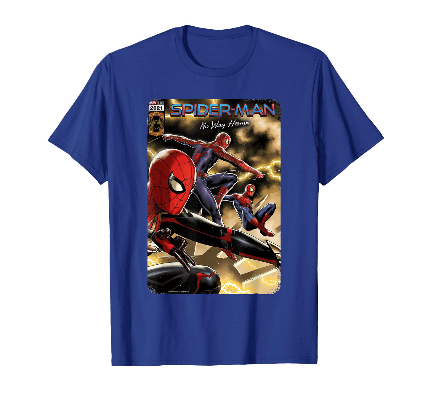 Marvel Spider-Man: No Way Home Spider-Men comic cover T-Shirt