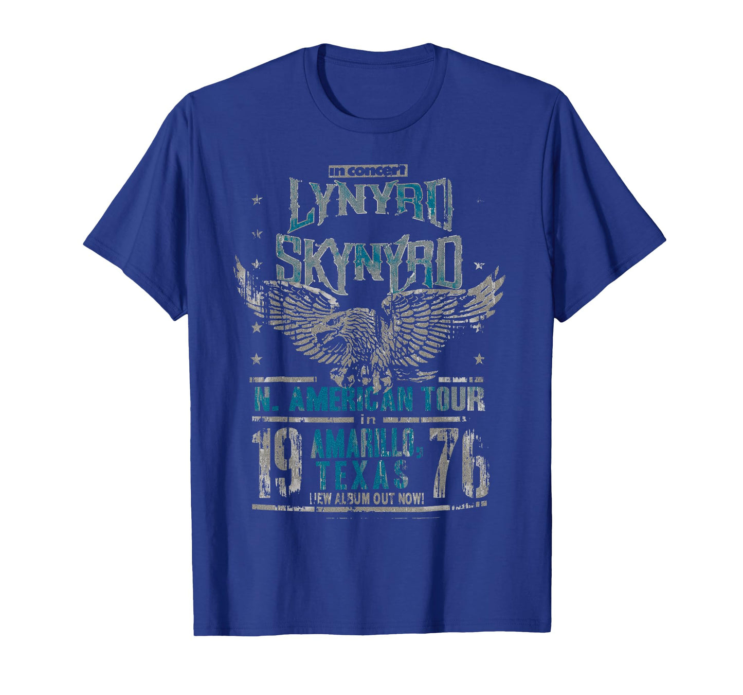 Lynyrd Skynyrd in Concert Amarillo Texas Vintage 1970s Rock T-Shirt
