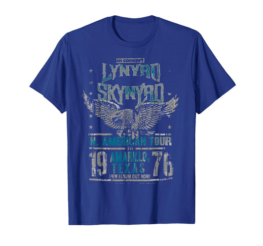 Lynyrd Skynyrd in Concert Amarillo Texas Vintage 1970s Rock T-Shirt