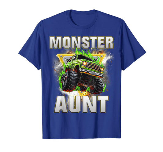 Monster Truck Aunt Monster Truck Are My Jam Kids Adults T-Shirt