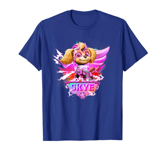 PAW Patrol: The Mighty Movie Skye Lightning Action T-Shirt