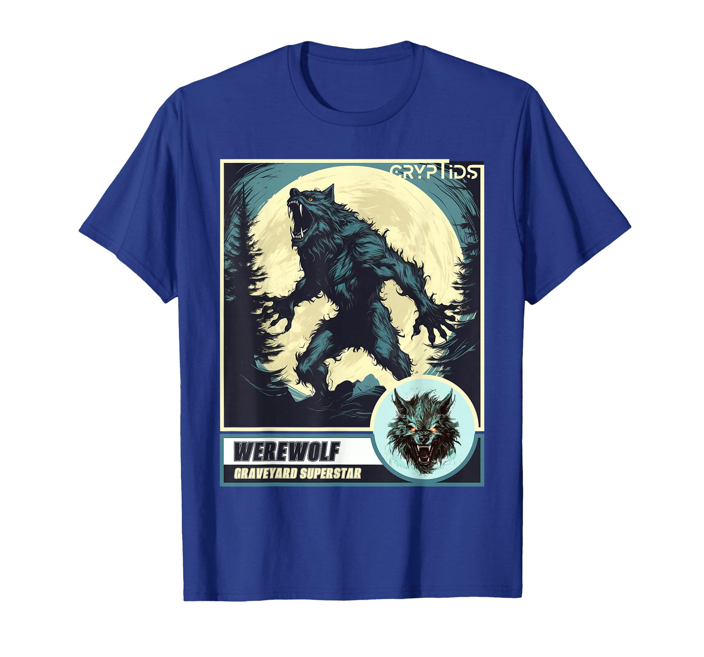 Scary Werewolf Howling at The Moon T-Shirt