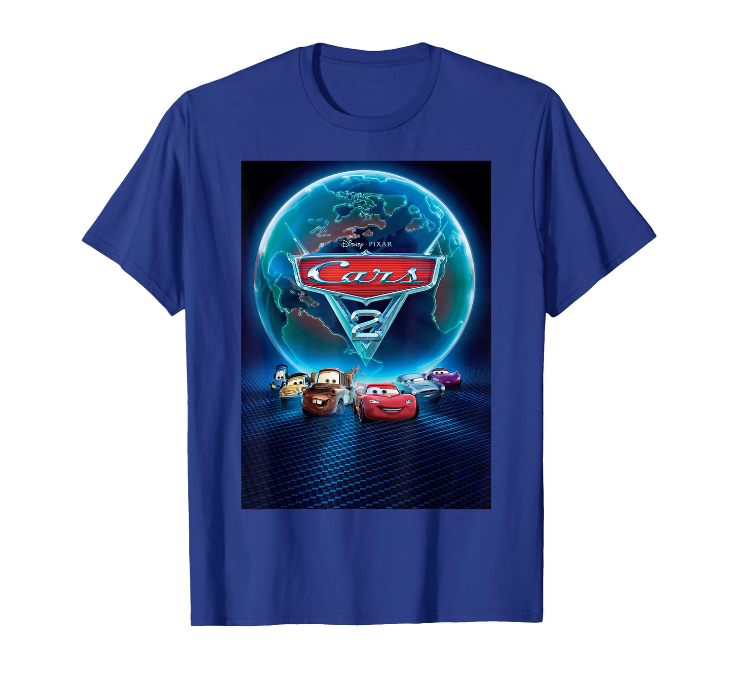 Disney Pixar Cars 2 Classic Movie Poster T-Shirt