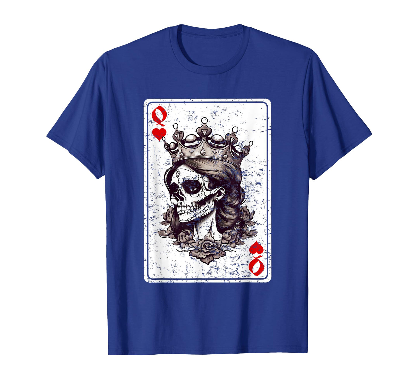 Queen of Hearts Card Game Horror Heart Queen Gothic T-Shirt