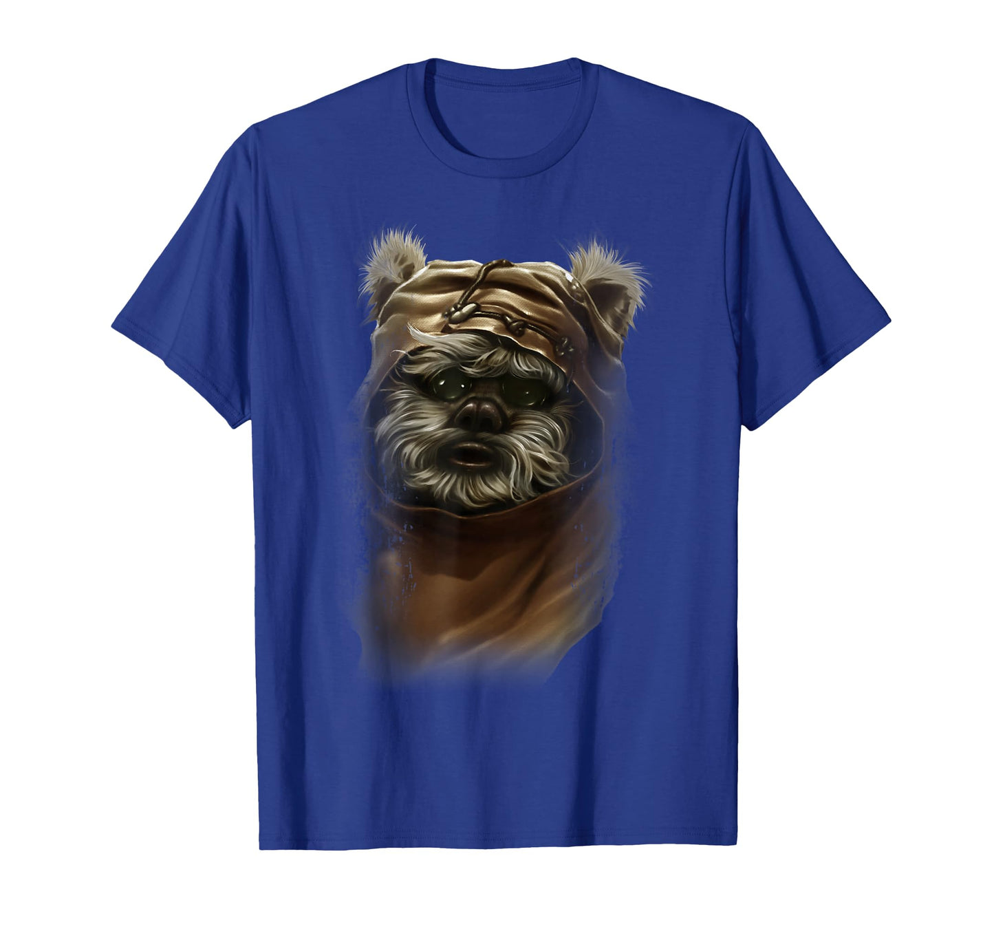 Star Wars Wicket Ewok Portrait Painting Graphic T-Shirt T-Shirt