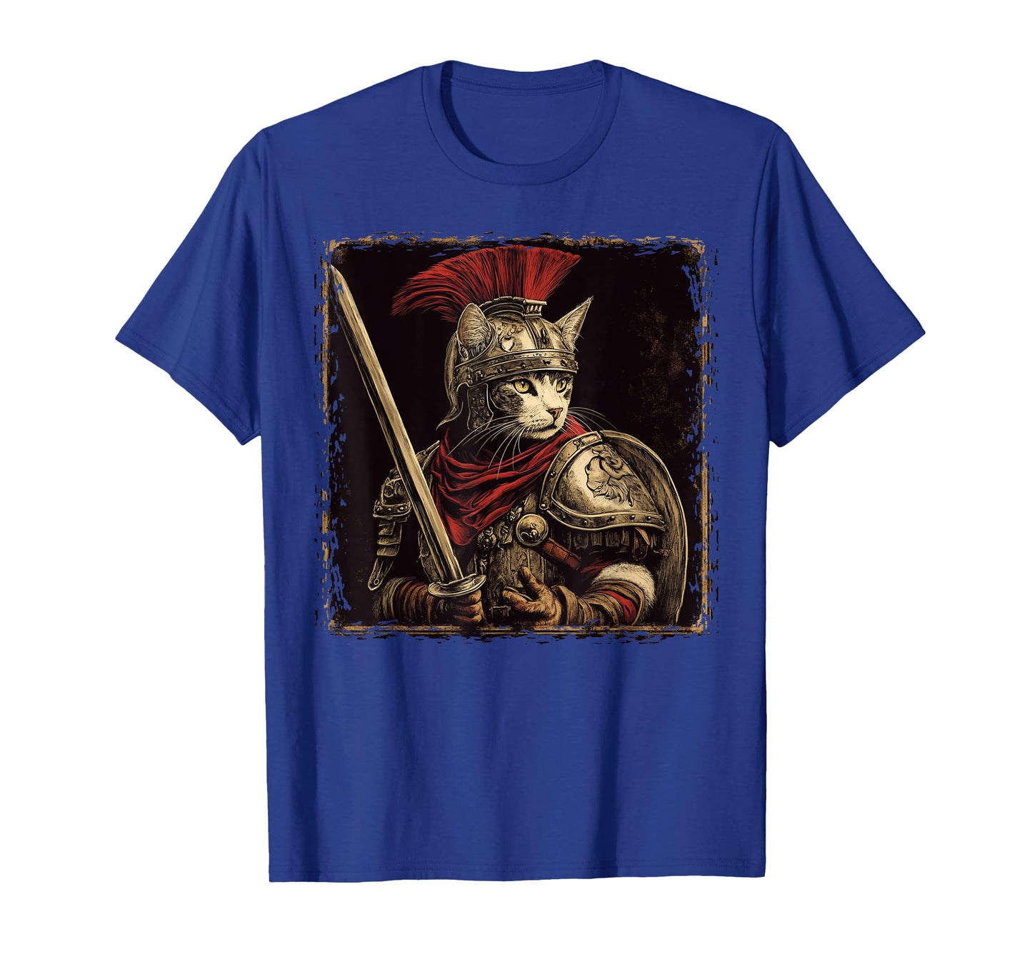 SPQR Empire Roman Legion cat Warrior Japanese Graphic T-Shirt
