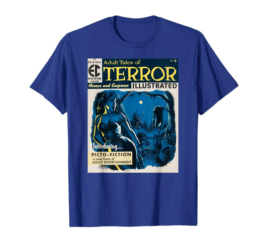 Horror Movie Vintage Pinup Girl Halloween Monster Sexy Art T-Shirt
