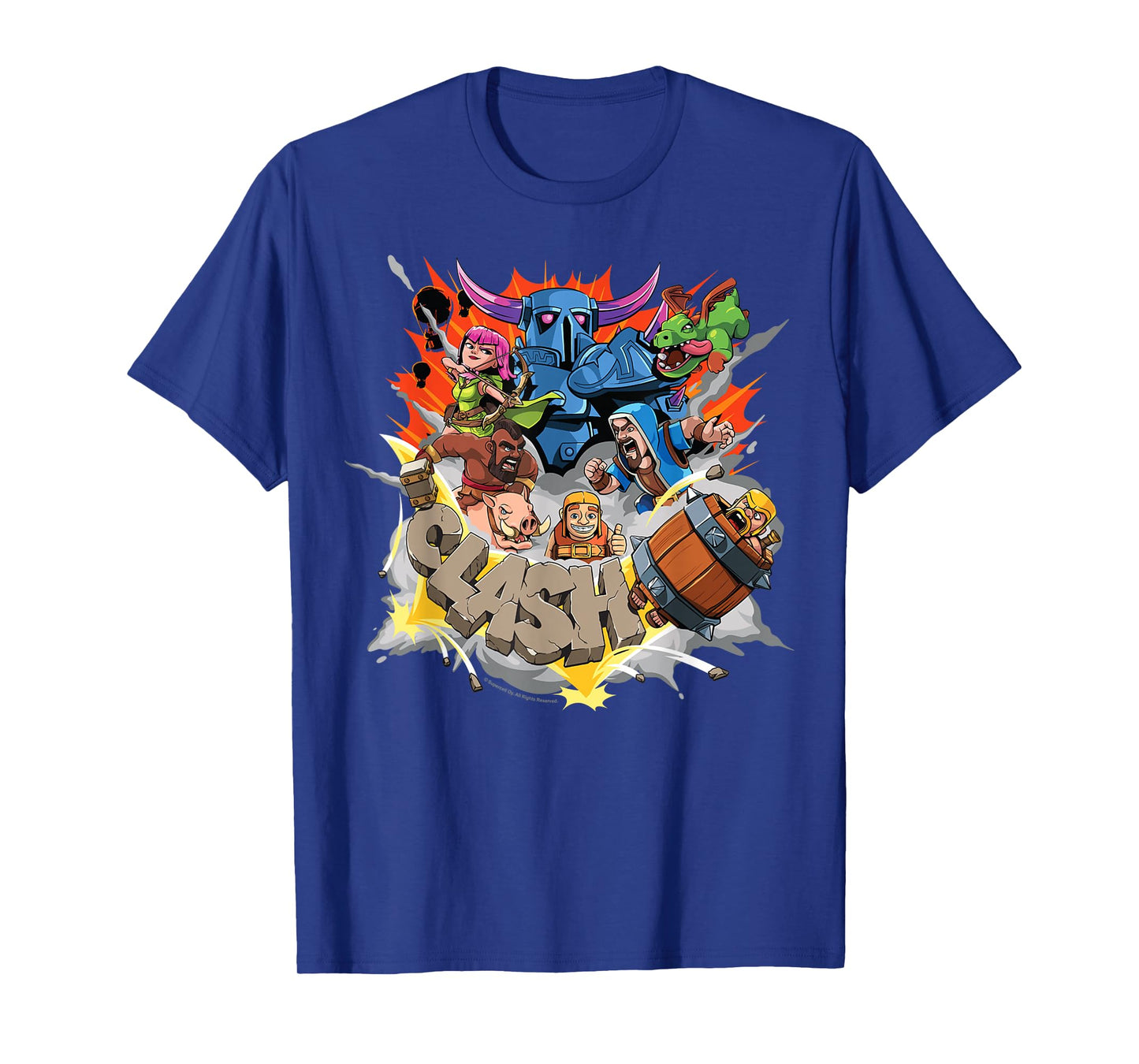 Clash of Clans Chaotic Battle Epic Group Shot T-Shirt