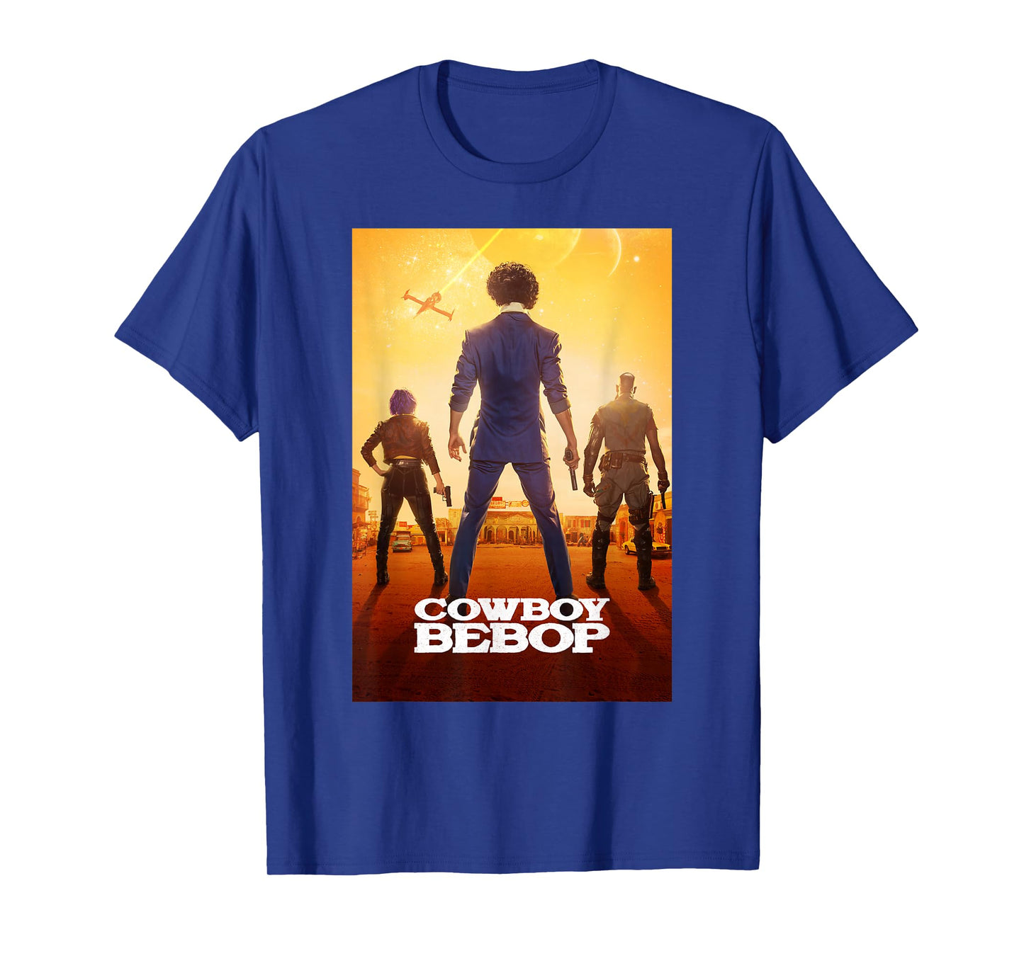 Cowboy Bebop Trio Chase Poster T-Shirt