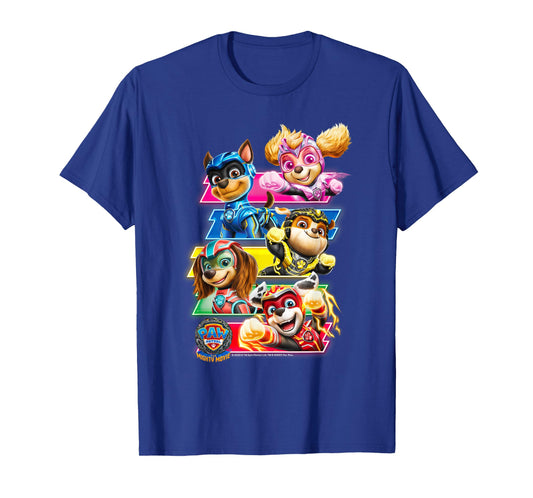 PAW Patrol: The Mighty Movie Comic Strip Group T-Shirt