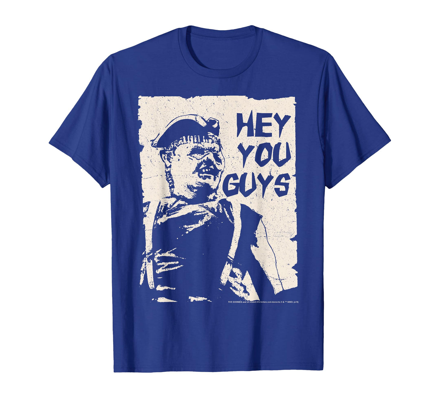 The Goonies Sloth Hey You Guys Cut Out Portrait T-Shirt