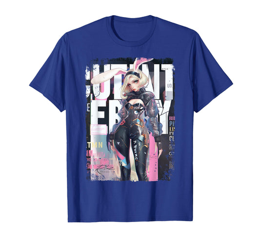 Magazine Cover Vintage Girl Bunny Collage Sexy Model Pin-Up T-Shirt