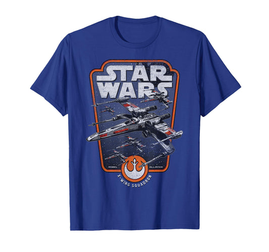 Star Wars X-Wing Red Squadron Retro Logo T-Shirt