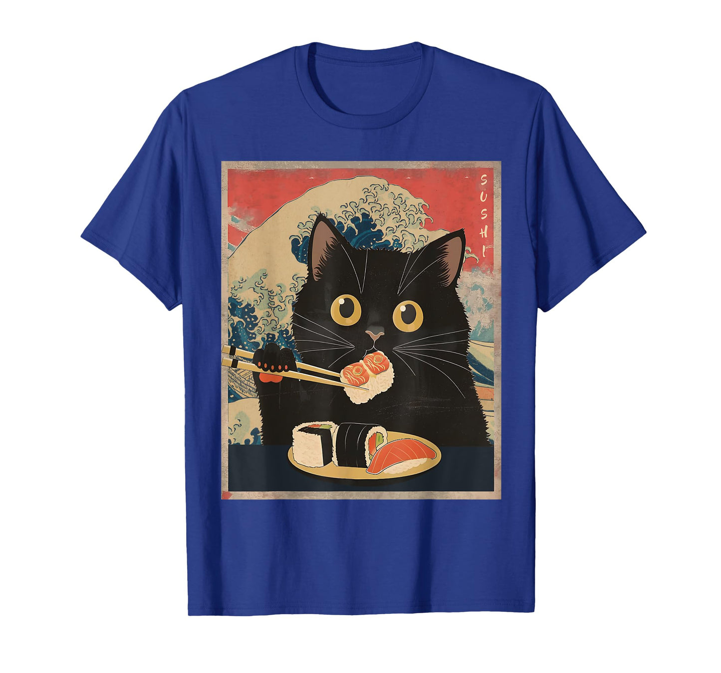 Sushi Cat Japanese Kawaii Sushi Cat Japan Anime Sushi Cat T-Shirt