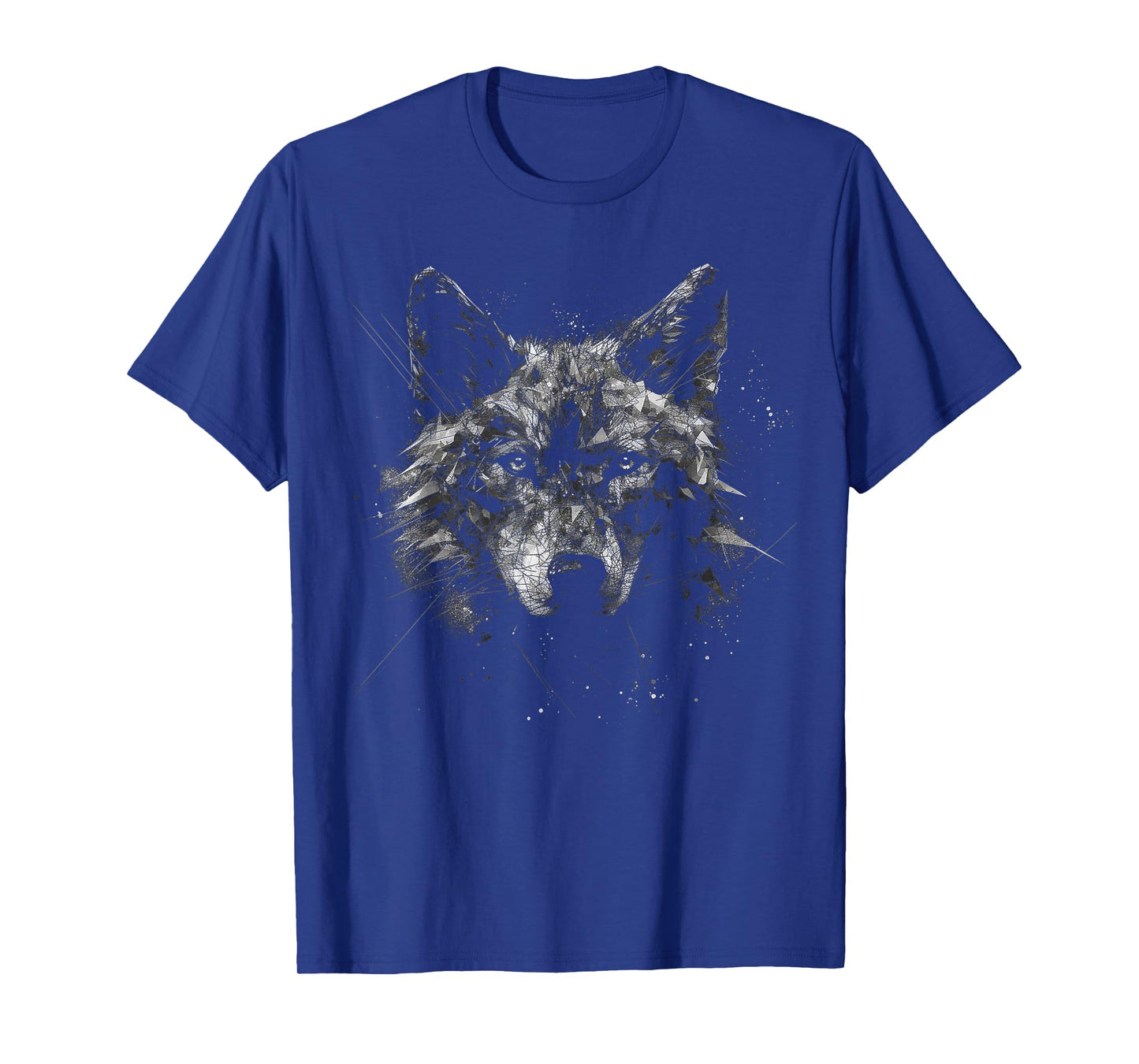 Wolf Art - Animal Lover Motif Wolf T-Shirt