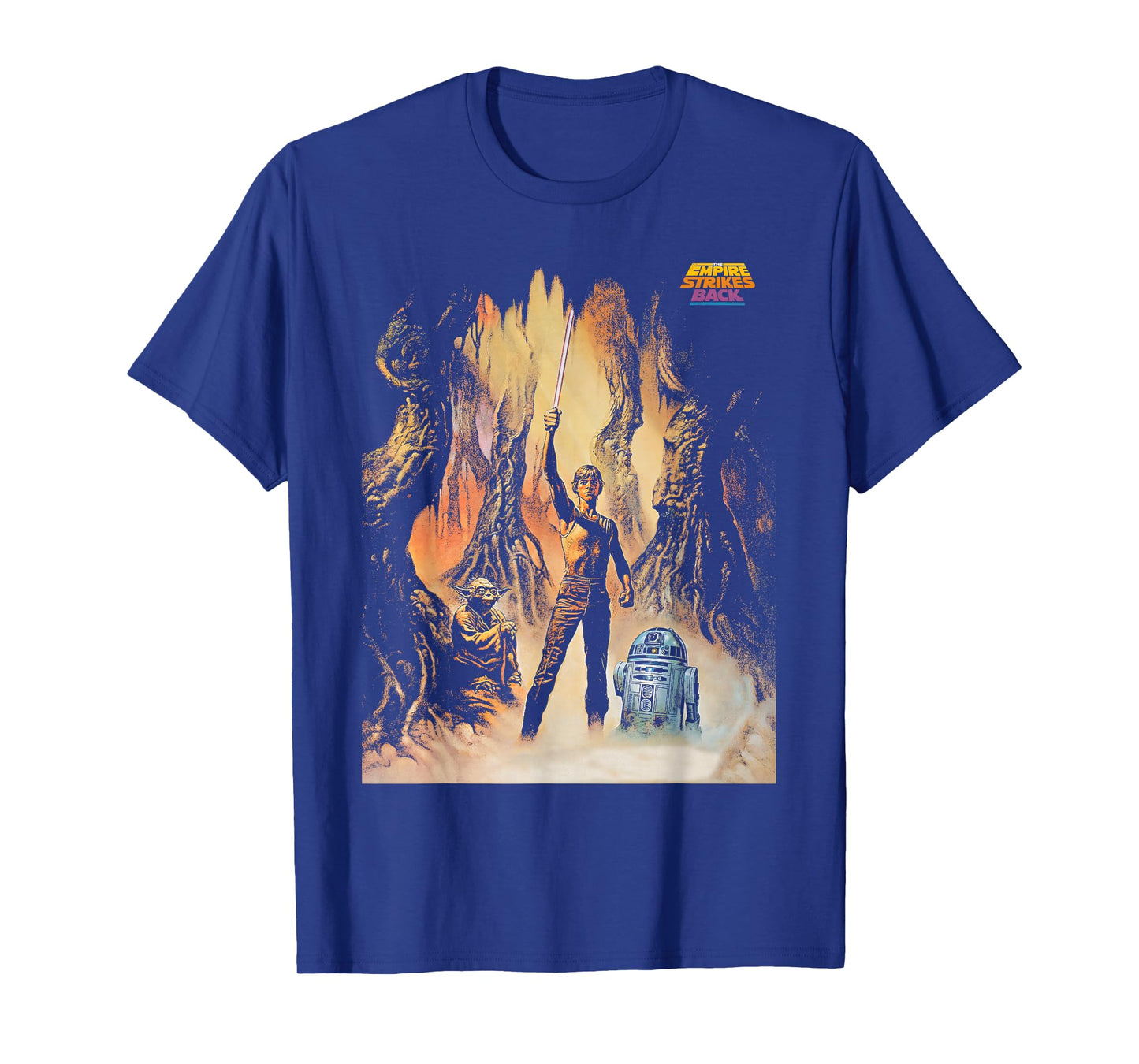 Star Wars The Empire Strikes Back Yoda Luke R2-D2 T-Shirt