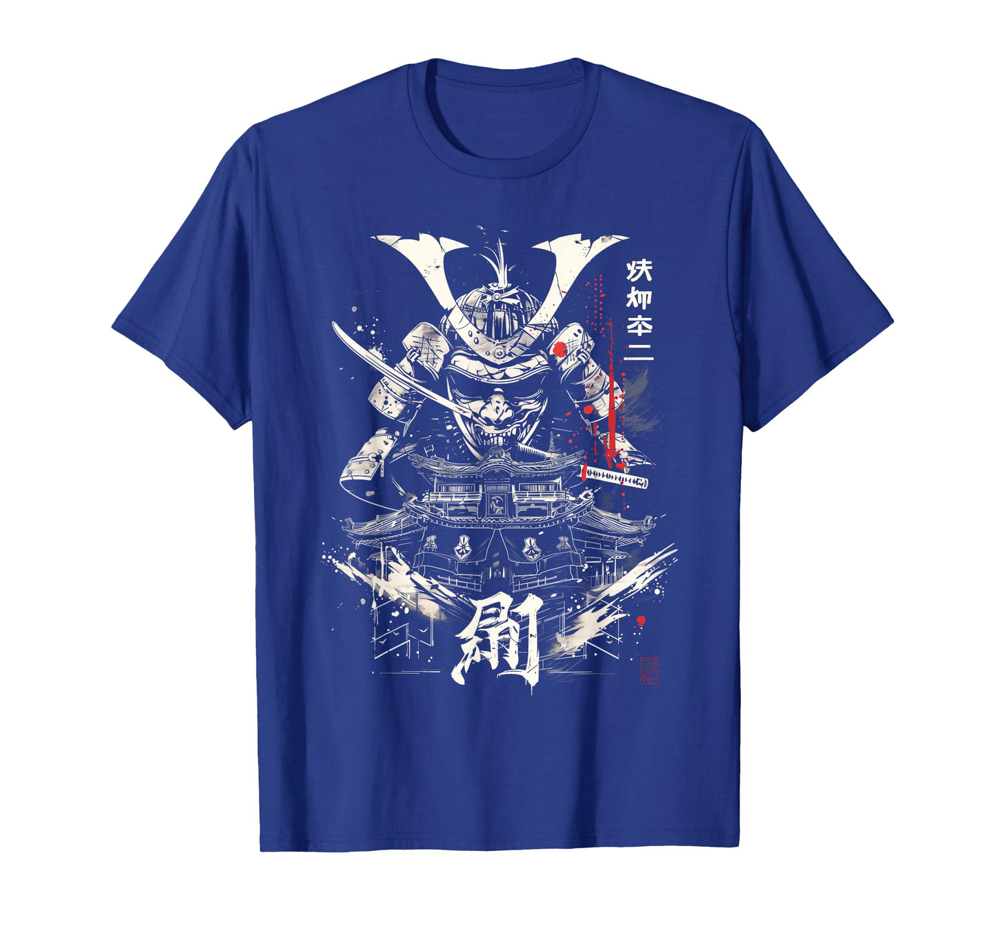 Anime Japanese Goth Castle Samurai Warrior T-Shirt