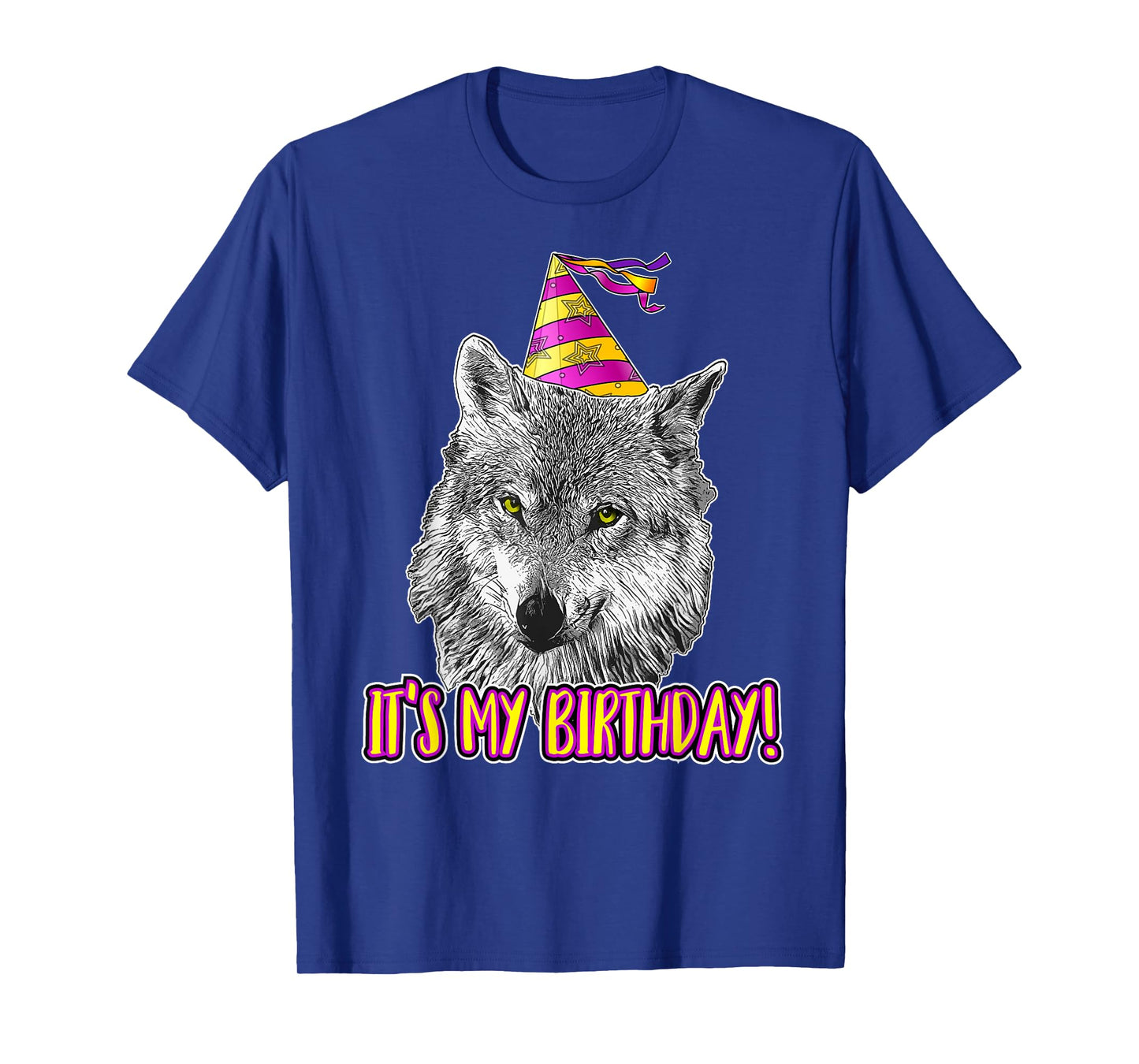Wolf Birthday Themed Party Wolves Theme Girl Wolf Lover T-Shirt