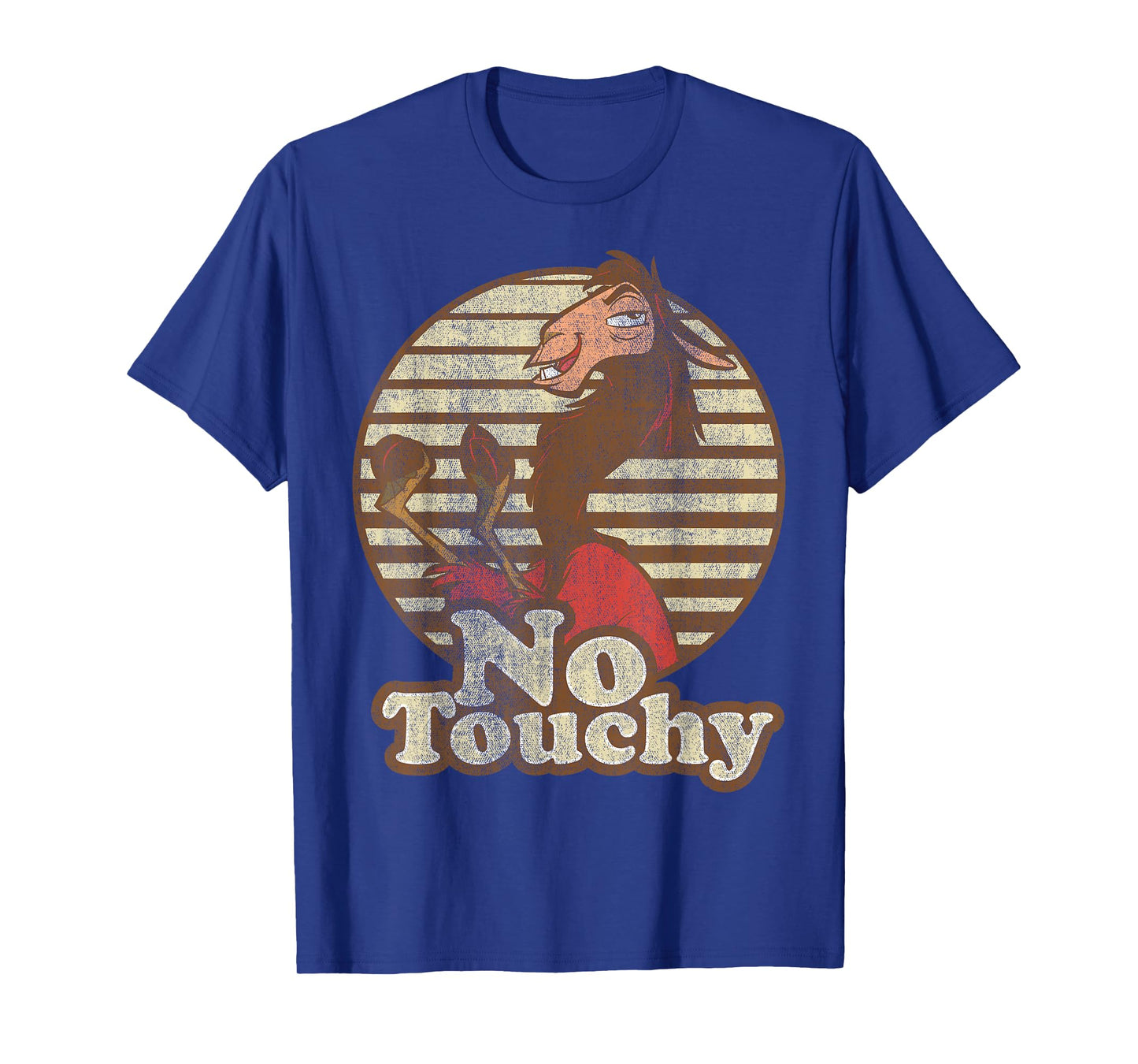 Disney Emperor's New Groove Kuzco Llama No Touchy Short Sleeve T-Shirt