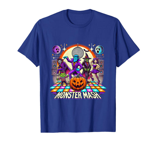 Monster Mash Vintage Ghost Halloween Funny T-Shirt