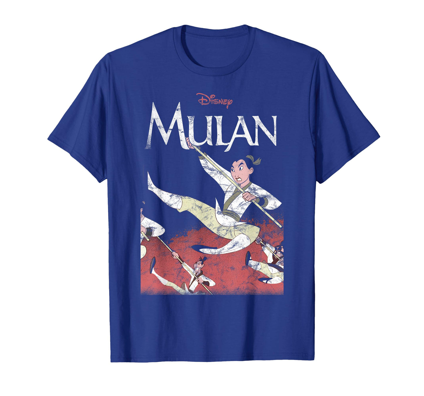 Disney Mulan Action Pose Portrait T-Shirt Small