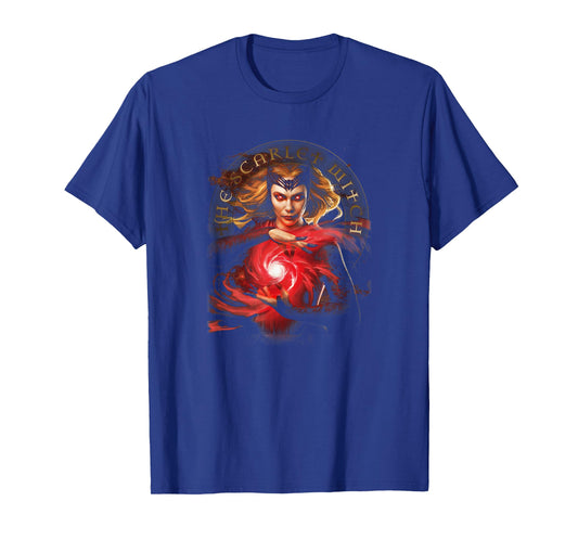 Marvel Doctor Strange 2 The Scarlet Witch Glowing Eyes T-Shirt