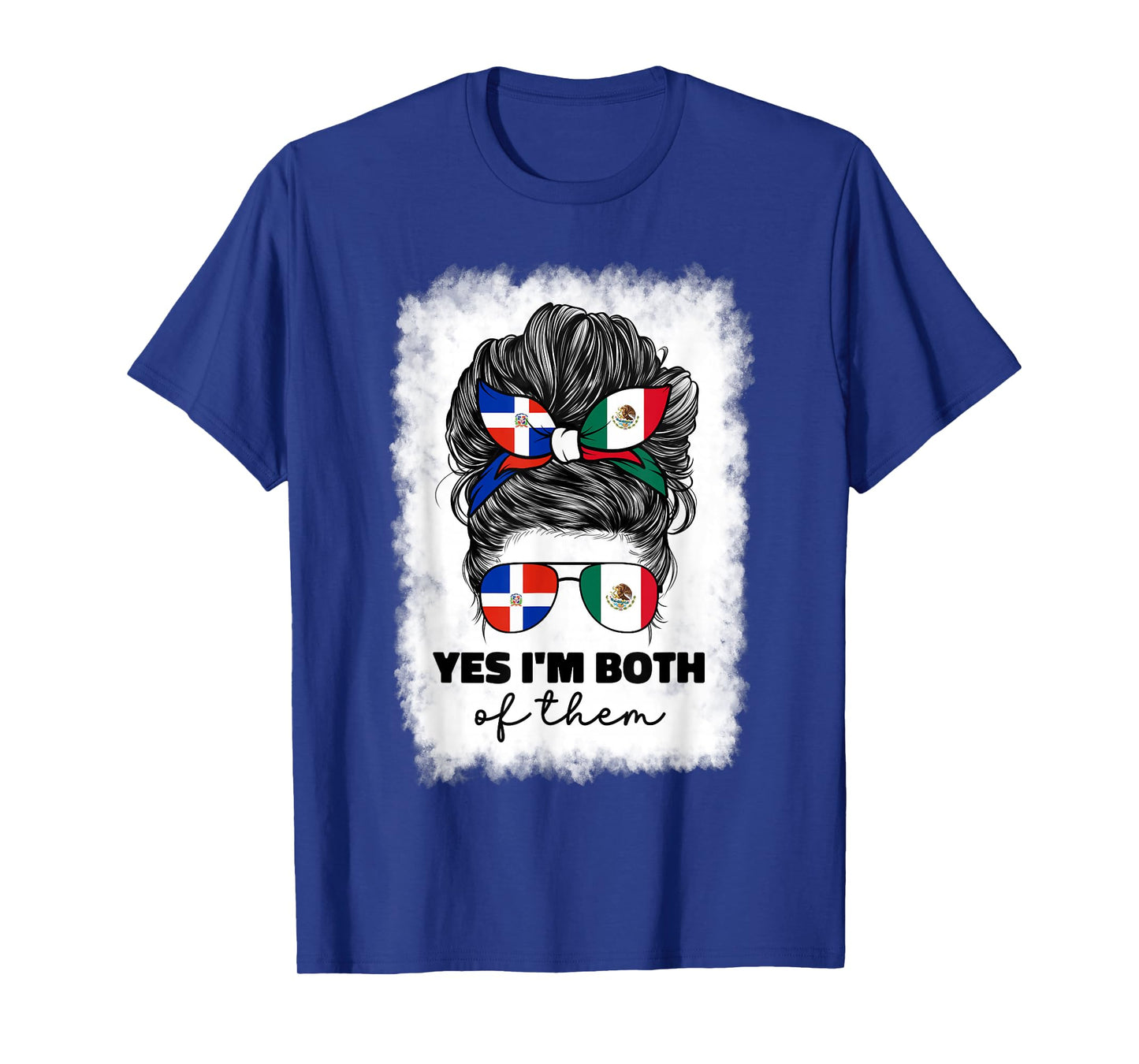 Half Mexican And Dominican Mexico Dominicana Flag Girl Girls T-Shirt