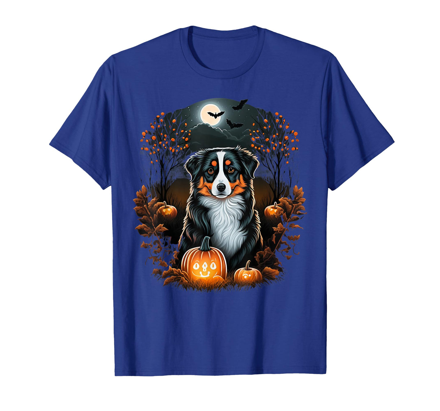 Australian Shepherd costume on Australian Shepherd Halloween T-Shirt