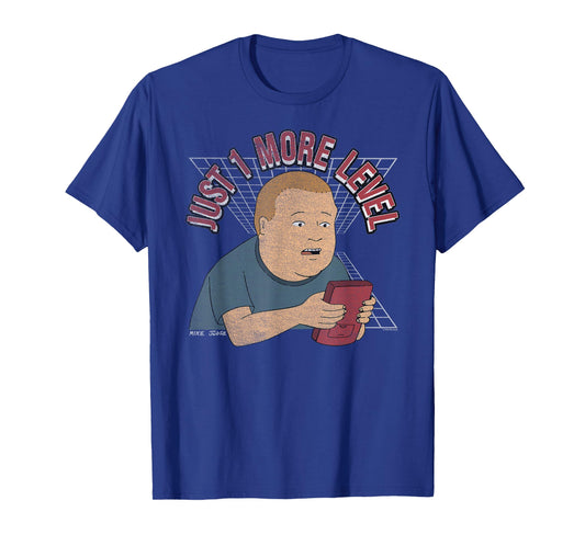 King of the Hill Bobby Hill Gamer Just 1 More Level Cartoon T-Shirt