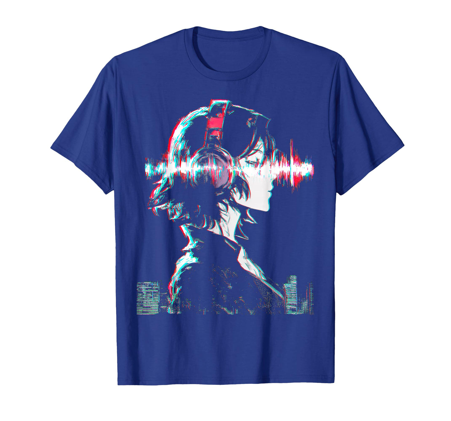 Anime DJ Music Headphones T-Shirt