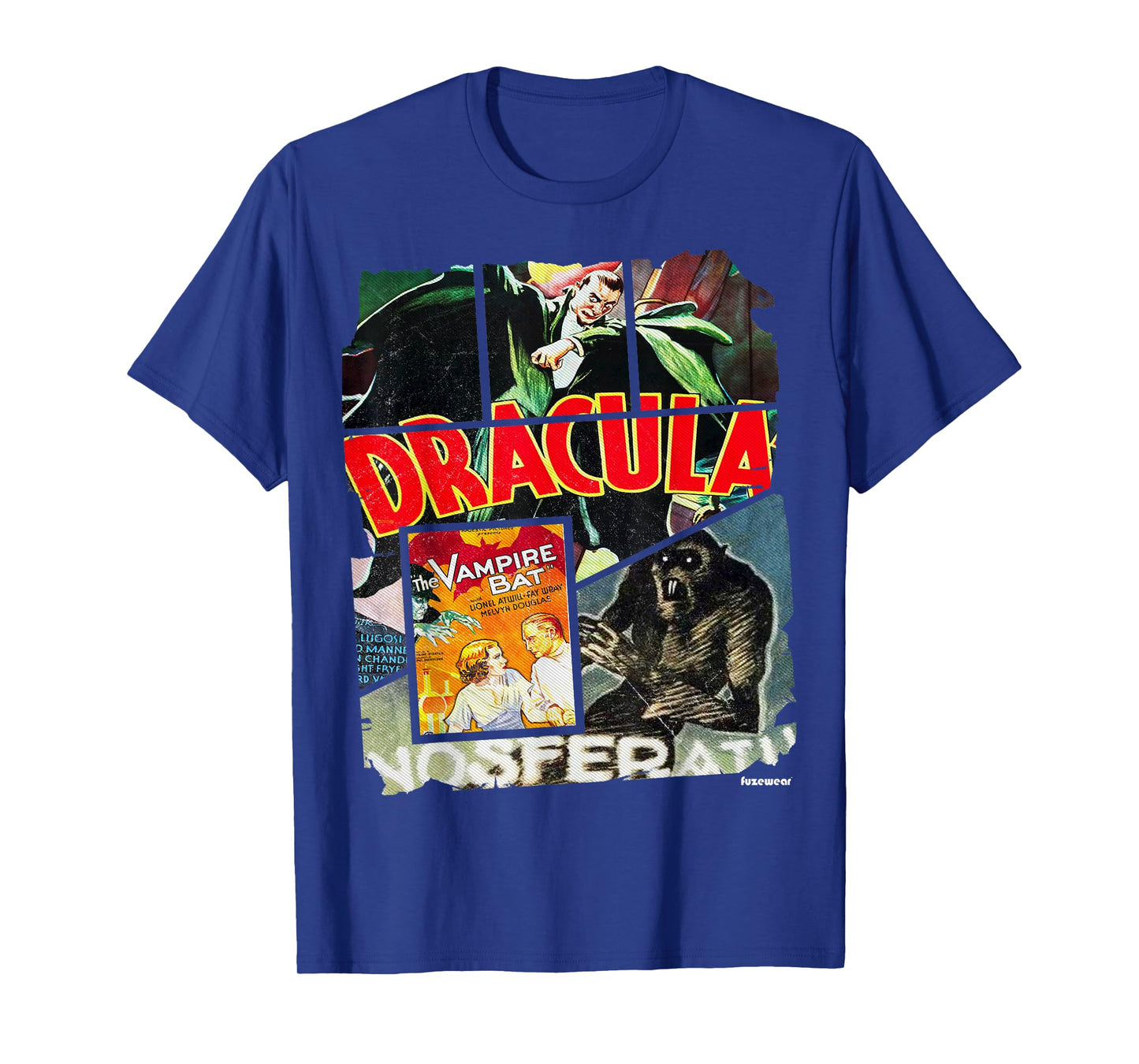 Vintage Style Horror Nosferatu Movie Poster Collage T-Shirt T-Shirt