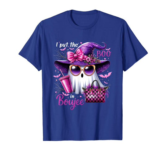 I Put Boo in Boujee Halloween Spooky Season Halloween Ghost T-Shirt