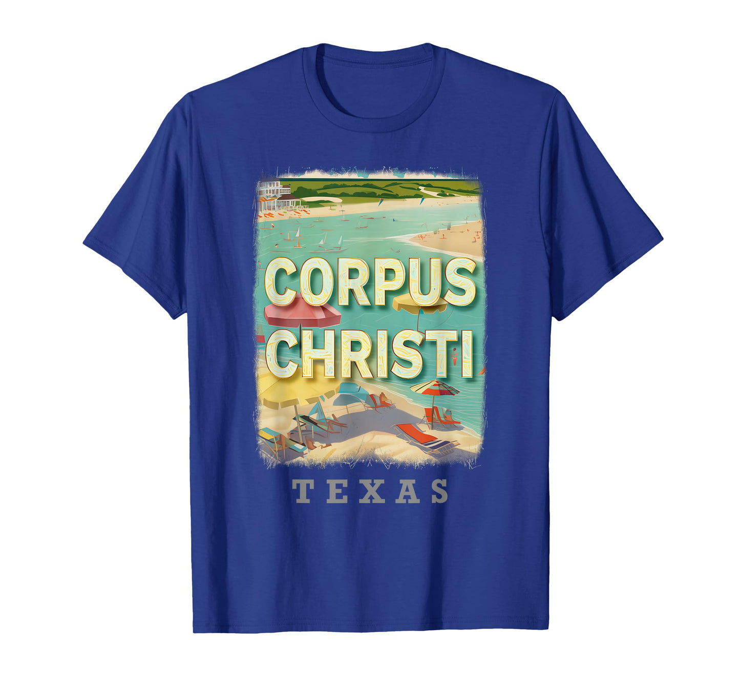 Corpus Christi Texas TX Beachside Bliss SD690 T-Shirt