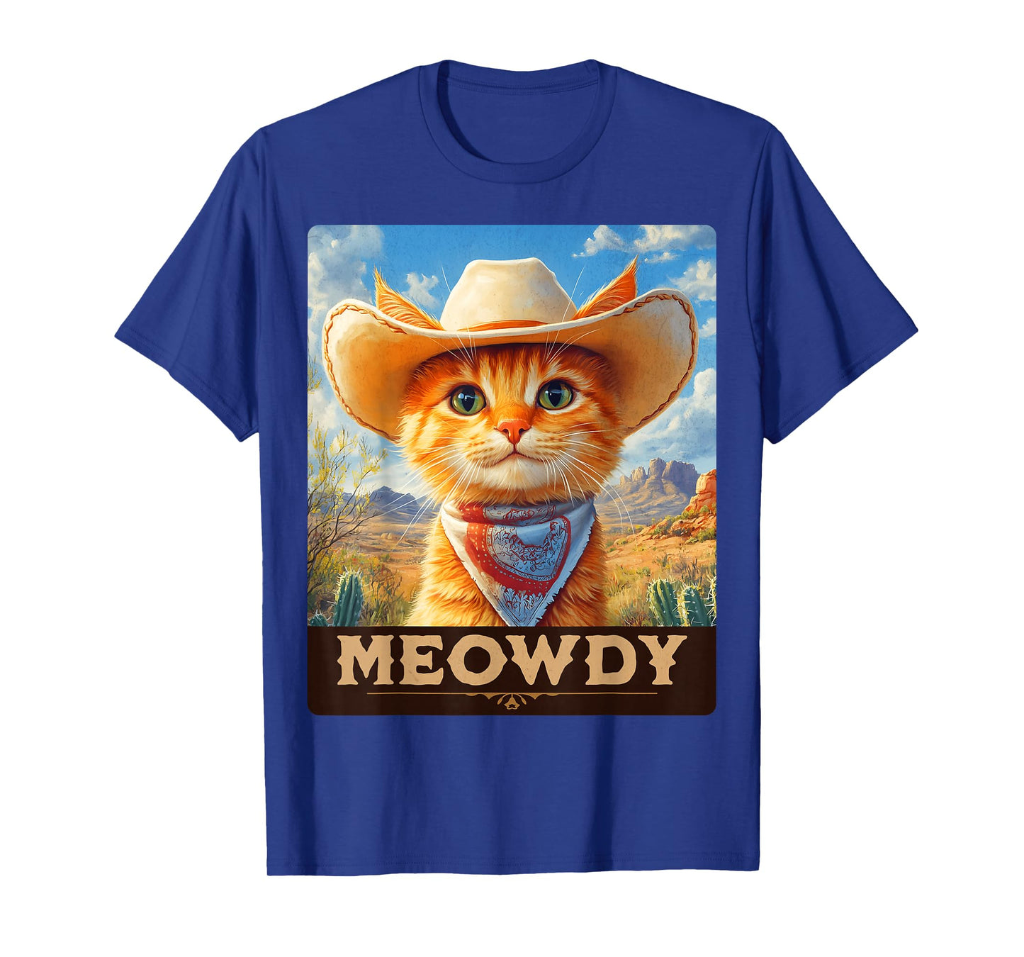 Meowdy, Cowboy: A Furry Friend in the Wild West, cat T-Shirt