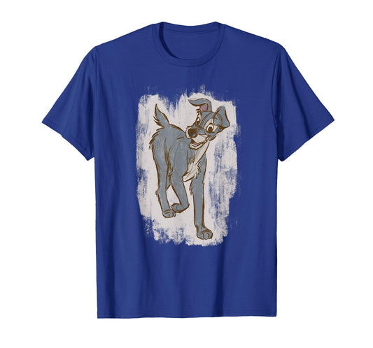 Disney Lady And The Tramp Strut Sketch T-Shirt