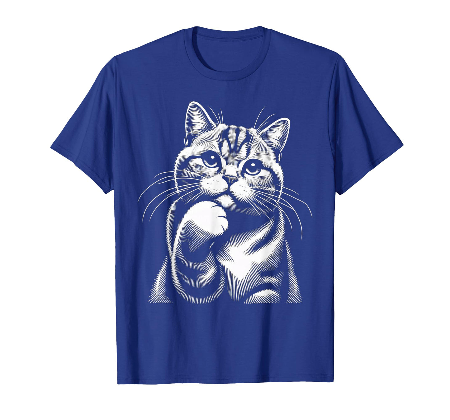 Cute Tabby Cat Paw T-Shirt