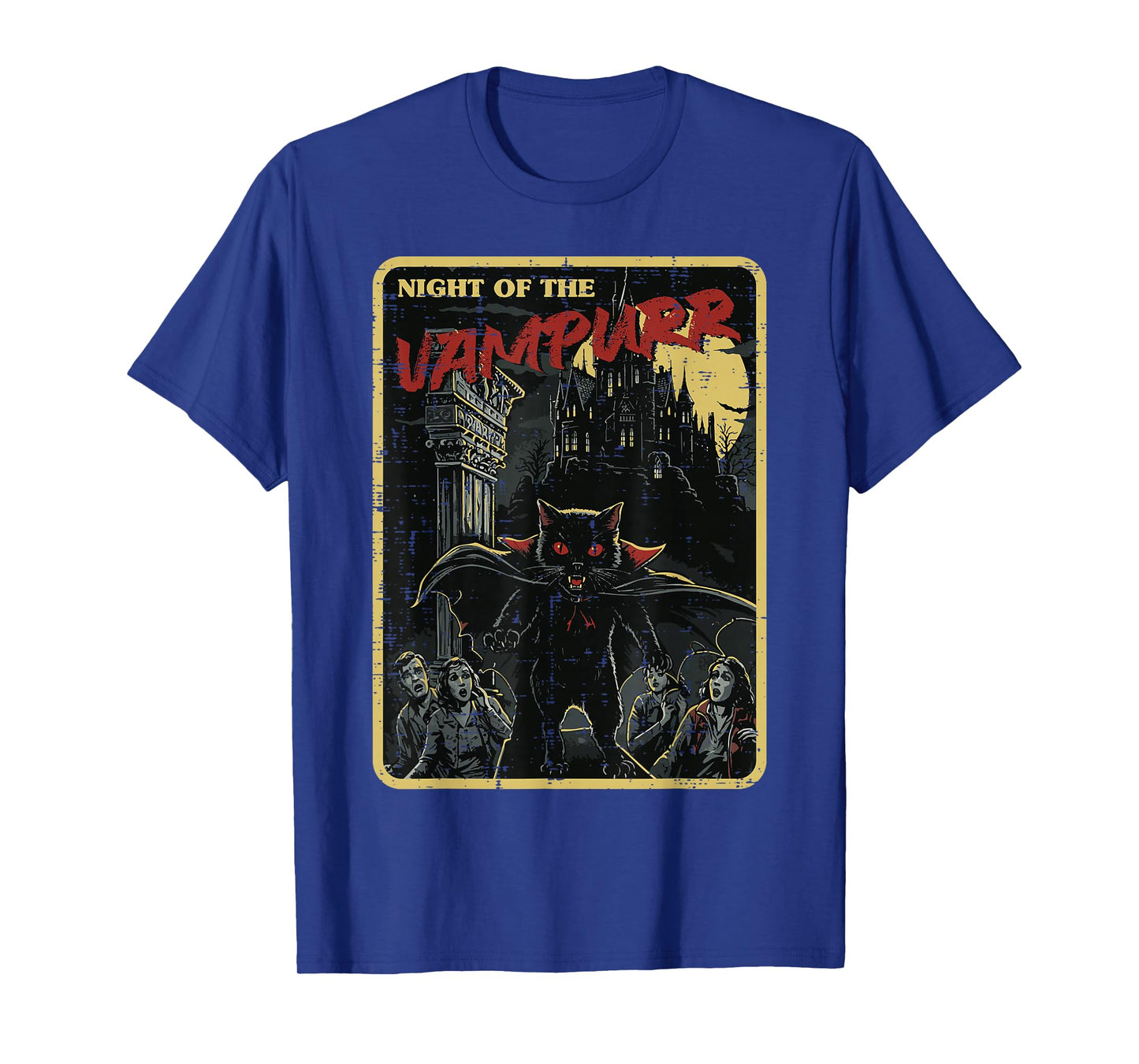 Halloween Cat Night of Vampurr Vampire Costume Men Women Kid T-Shirt