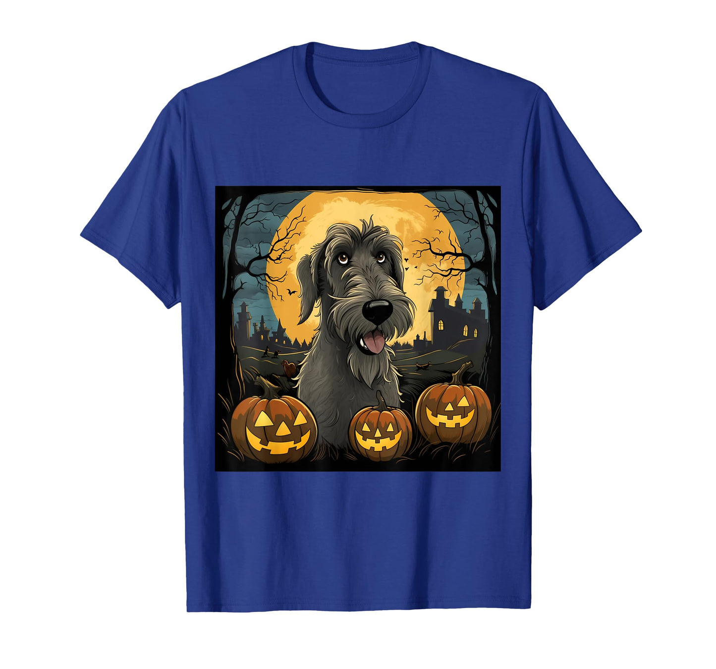 Halloween Irish Wolfhound - Irish Wolfhound Halloween T-Shirt