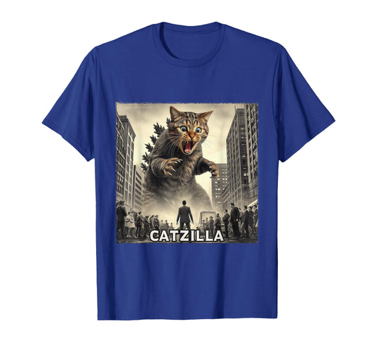Catzilla Cat Japanese Art Funny T-Shirt
